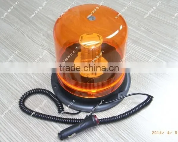 Magnetic Mount Rotating Emergency Warning Beacon Light Lamp LED Flashing Beacon With Cigarette Plug