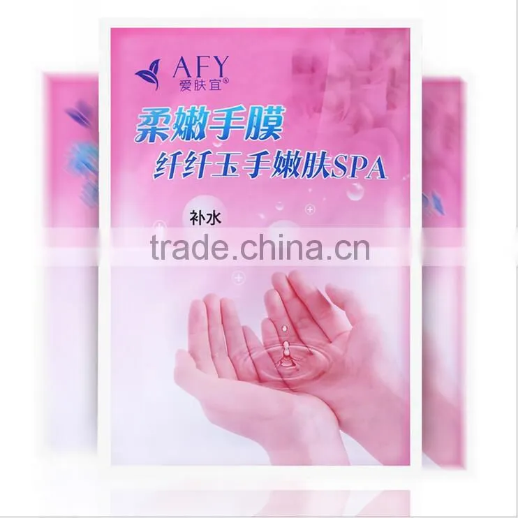 Soft repair desalt splash whitening soothe cracks hand peeling mask Rose whitening peeling moisture hand mask