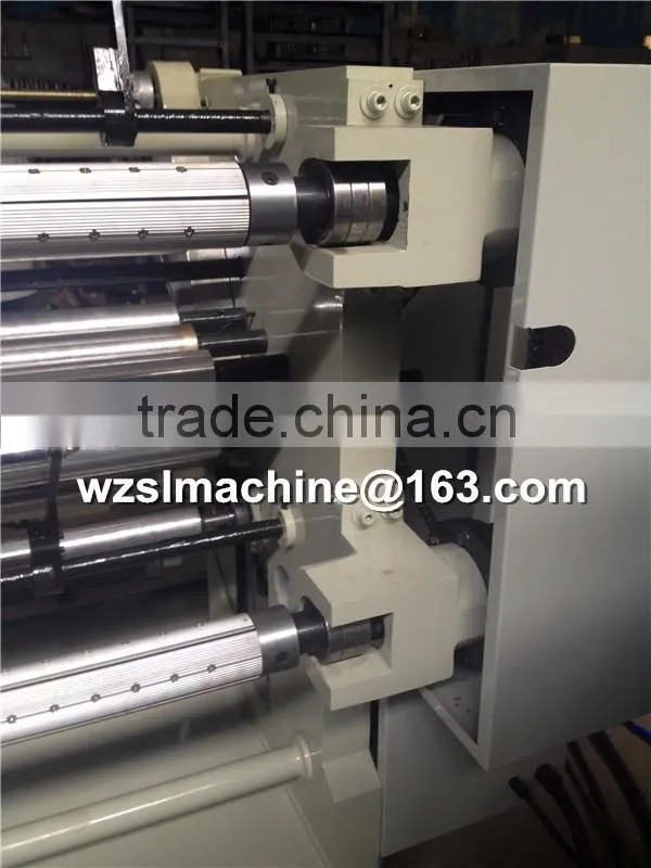 Full Automatic Coreless Pre Stretch Film SlittingRewinder Machine