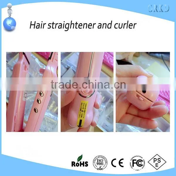 hair salon equipment hair straightener 2 in 1