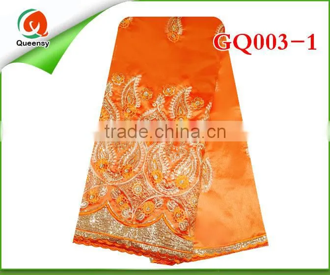 Good Quality African George Fabric Design, 2015 new African George Lace embroidery fabric For Sale GQ003-1