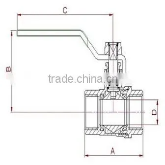 V123 Brass ball valve