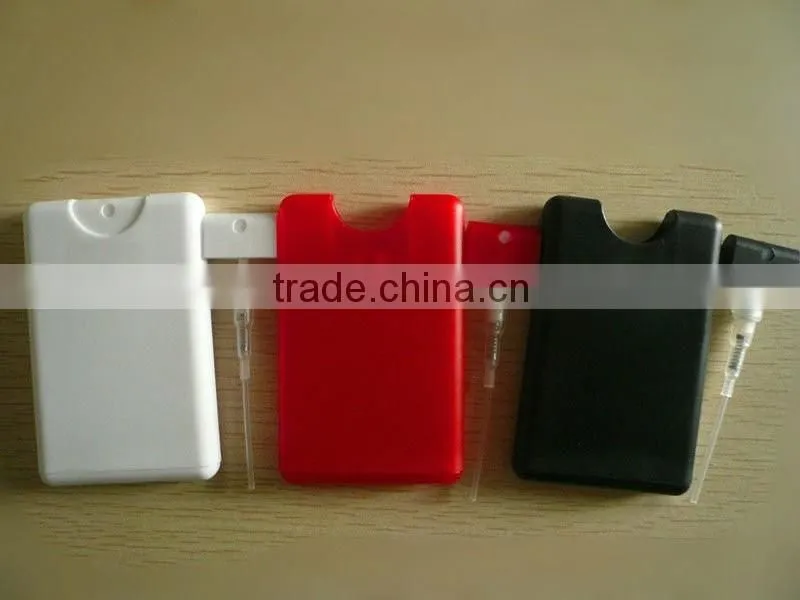 10ml/12ml/15mmll/20ml square card sprayer bottle for perfume, toner, hand sanitizer, liquid gum, antibacterial spray