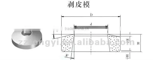 cemented carbide peeling die with best price manufacturer