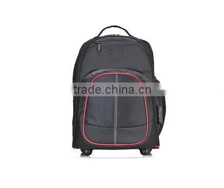 600D oxford 16" compact high quality rolling soft backpack