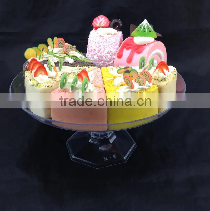 crystal dinner set stands 7'' wedding mini cake stand