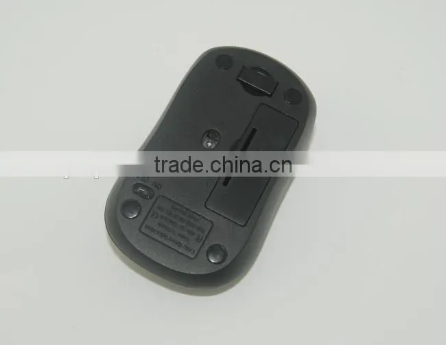 2.4G Wireless gift mouse with mini receiver for computer in black color