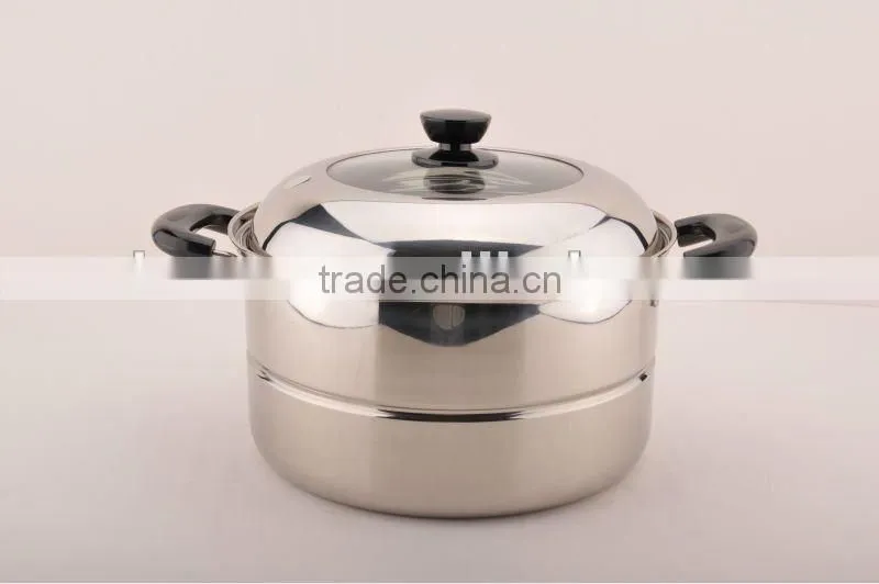 New arrival Stainless Steel Induction steam cooking pot steamer