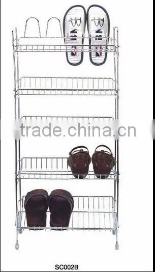 Rolling shoe rack