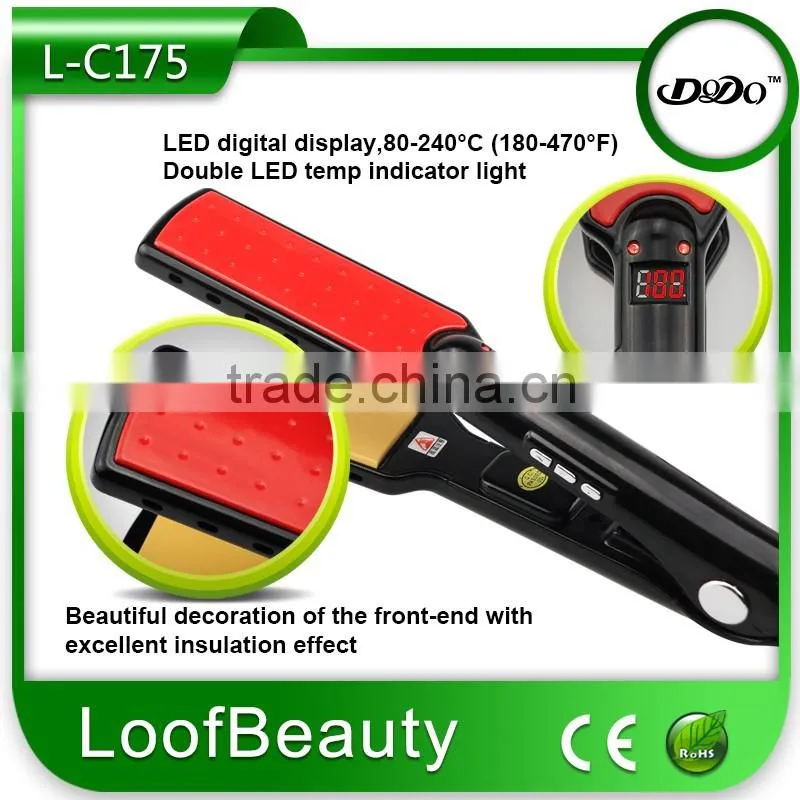 New arrival Promotion personalized ceramic ionic hair straightener flat iron