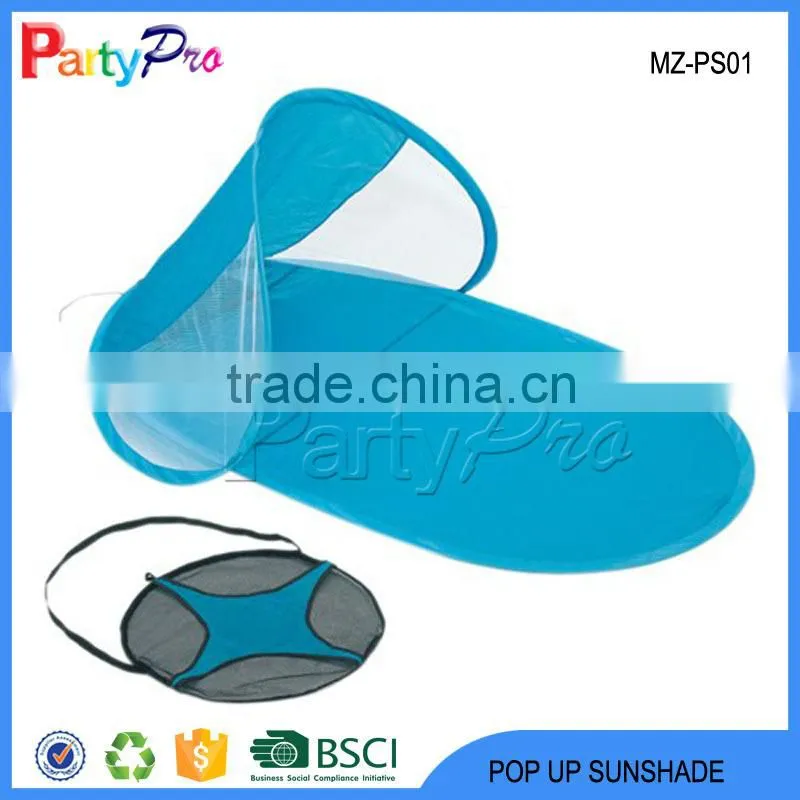 New Product 2015 China OEM POP UP Beach Mat With Sun Shade