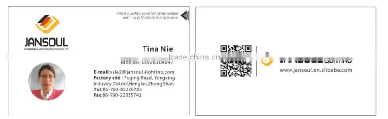 JANSOUL 2016 most popular drop modern wider chandelier indoor lighting crystal custom made pendants