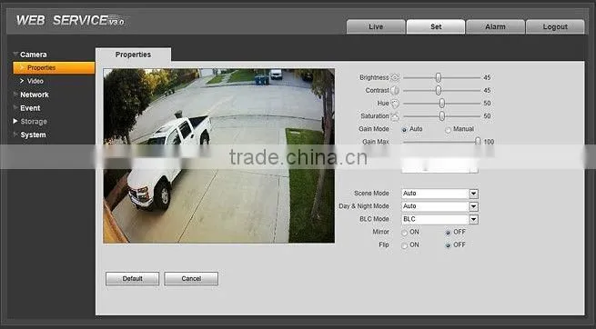 OEM no logo IPC-A7W-I Wholesale Dahua ip camera WIFI MINI 10 meter IR PTZ PT DOME IP CAMERA home security poe use onvif2.0