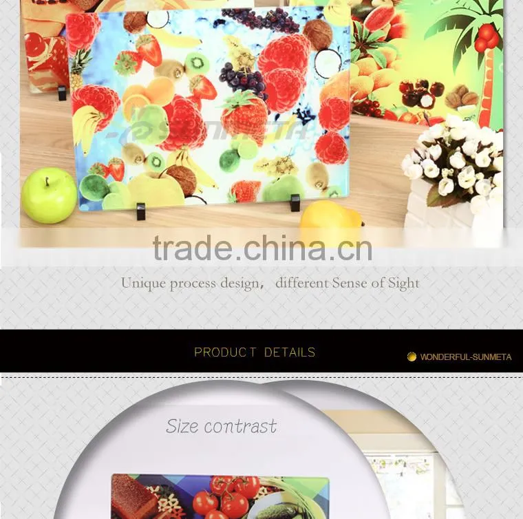 Sunmeta factory directly blank sublimation Large cutting board BL--18