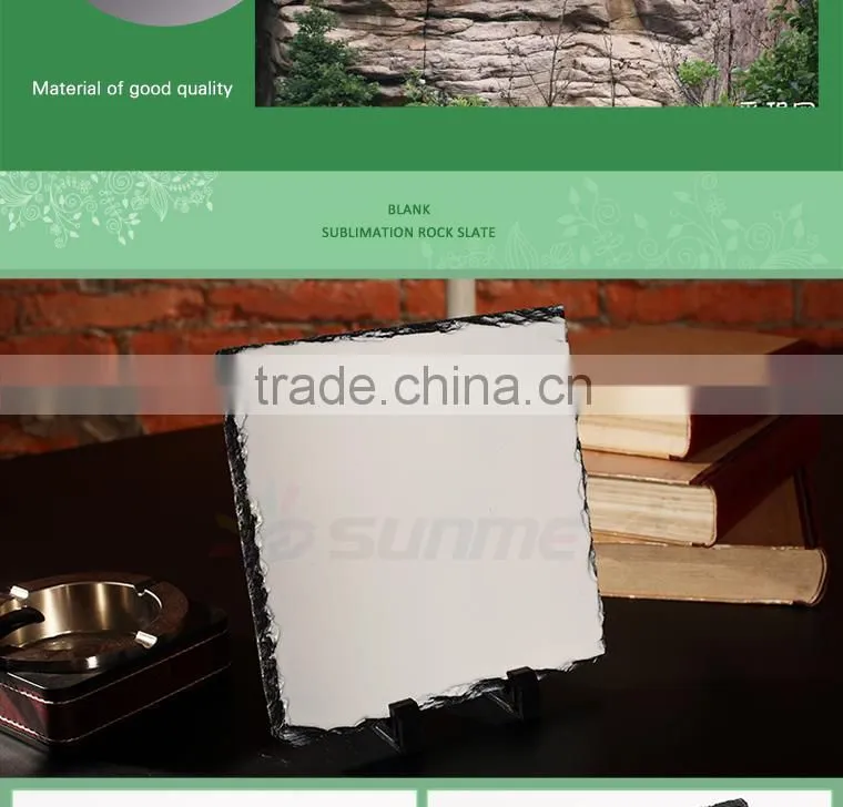 Sunmeta factory directly 3D sublimation blank rock photo SH25 20*20cm