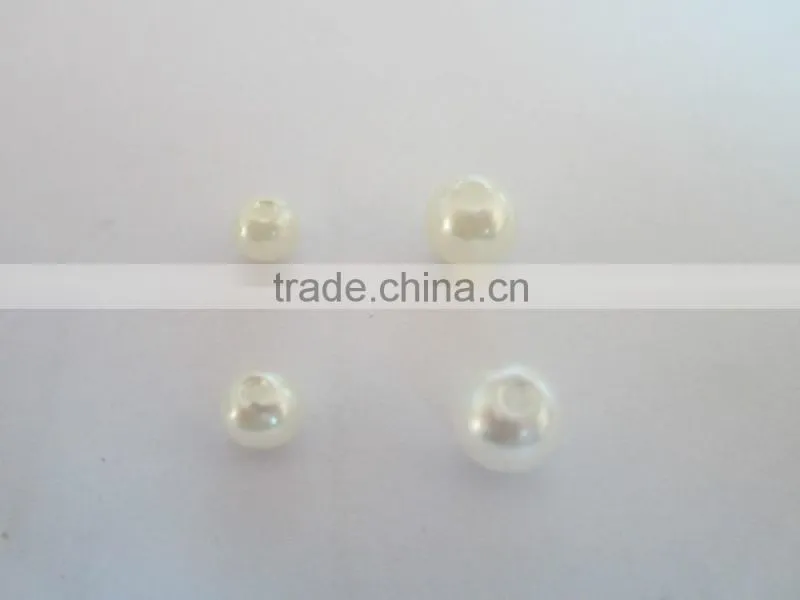 2016 hot sale Round Plastic Pearls for garment accessories