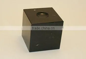 Black granite bases