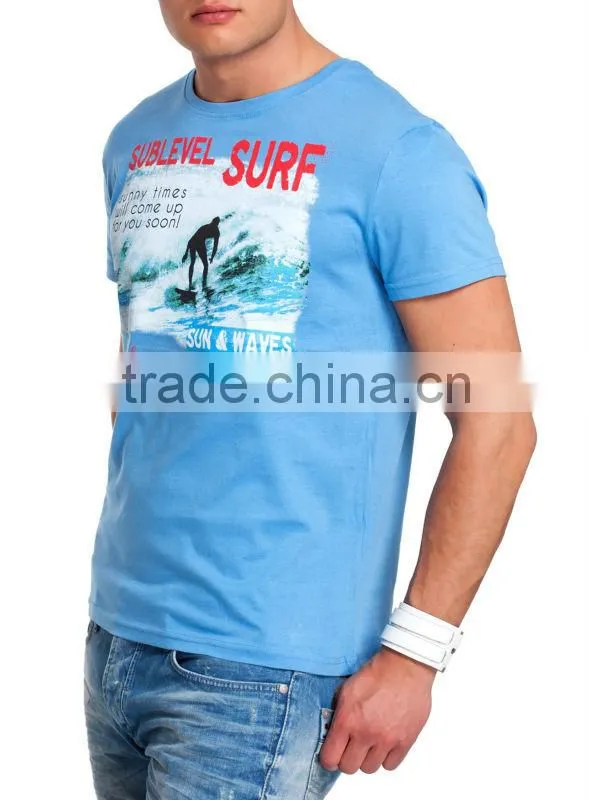 Cotton T-shirt With Print Professional Bangladesh Factory