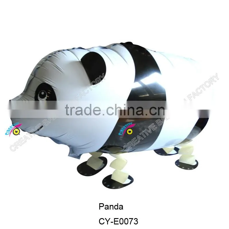 2015 Hot sale animal shaped walking pet balloon helium walking pet balloon walking panda balloon