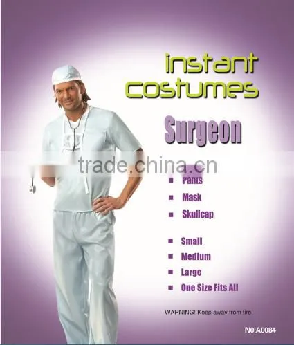 Pretty Design Halloween Emergency Room Male Surgeon Fancy Dress Costume