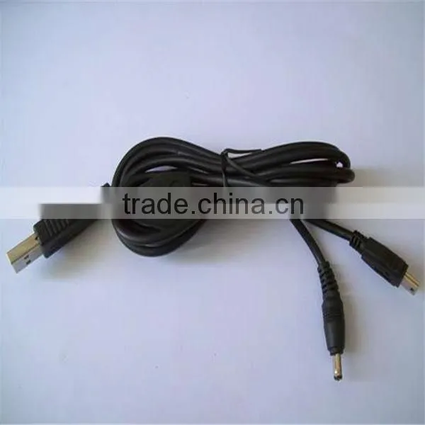 5.5*2.1 12v dc power cable with usb male connector