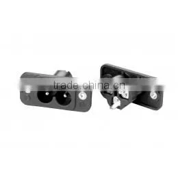 IEC C6 male and female industrial plug and socket