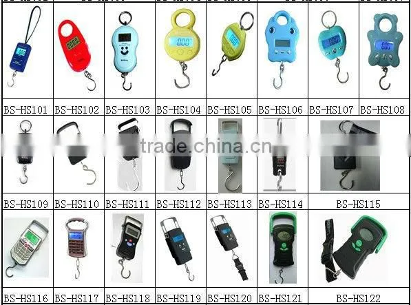 BS-HS115 Digital fishing scale with belt