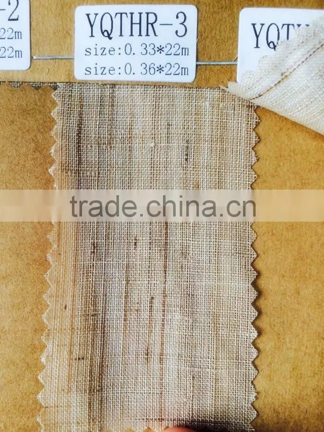 unbleached handmade woven ramie fabric for table cloth