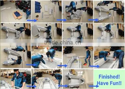 High quality 4.2m VIB military inflatable boat