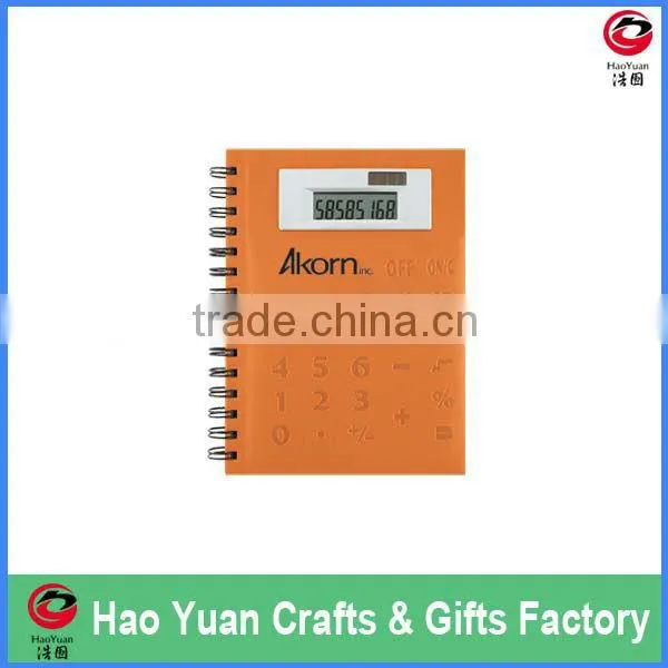 Executive A5 calculator notebook with notepad-HYJB020