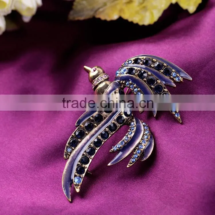 Fashion Elegant exquisite shining charm Mocking&jay brooches, china wholesale brooch, bird brooch