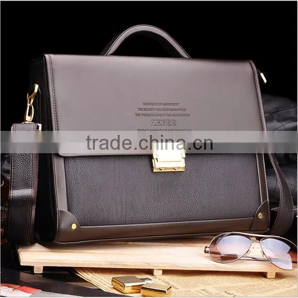 Hot sales New Design Fashion PU Men Business Mini Briefcase