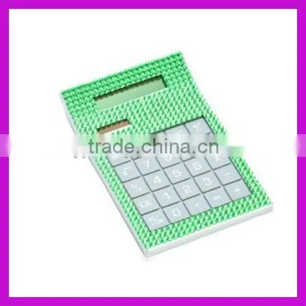 School hot selling crystal desk calculator for students BY 1857