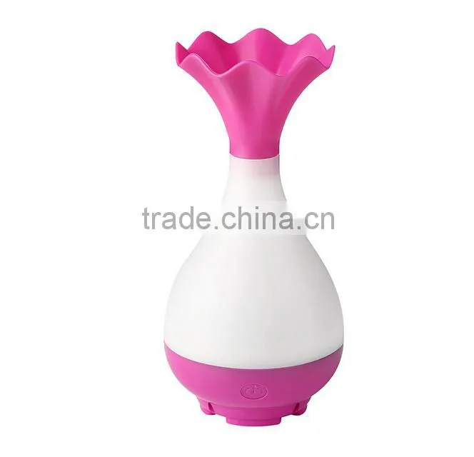 5 Color decorative Ultrasonic Home Aroma Humidifier Air Diffuser Purifier Atomizer Essential Oil Diffuser Mist Maker Fogger