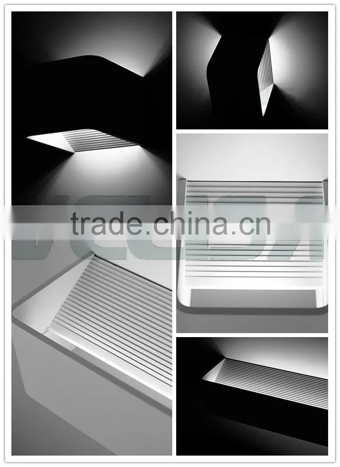 Alibaba express hot 6W LED Wall Light Lamp Warm White AC 100-240V Modern Bedroom