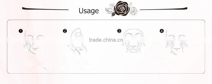 brand rose silk face mask