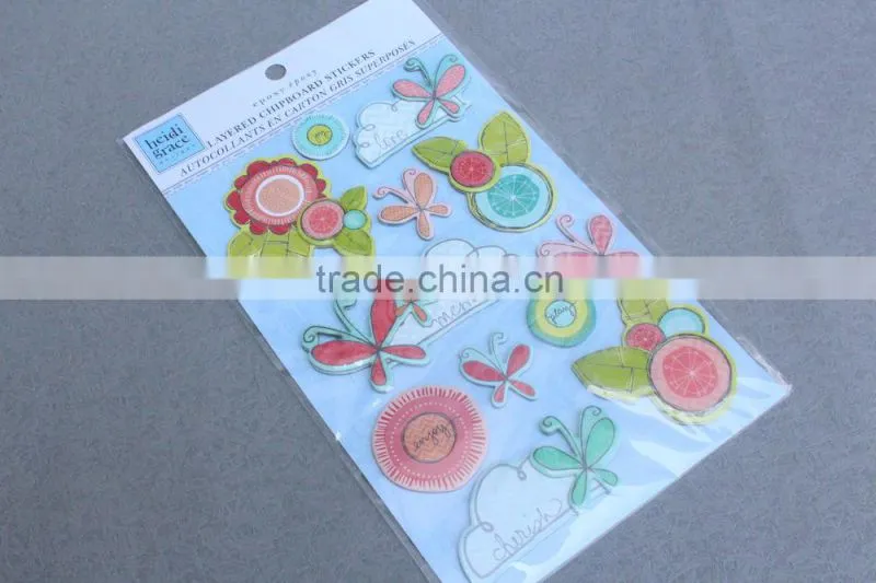 3D cartoon bubble stickers for kids 3d wallpaper stickers custom cartoon 3d bubble foam puffy sticker
