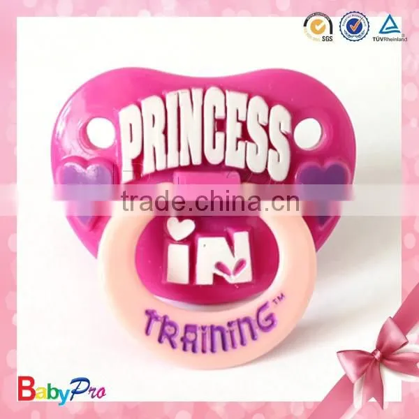 Babypro PN10 China Supplier BSCI Factory Pink Color Silicone Baby Soother For Infant Mouth