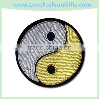 Embroidered Round Skull & Death Maching Patches/ Badge