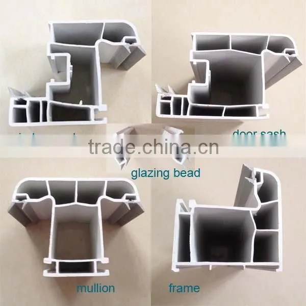 building pvc casement window profile