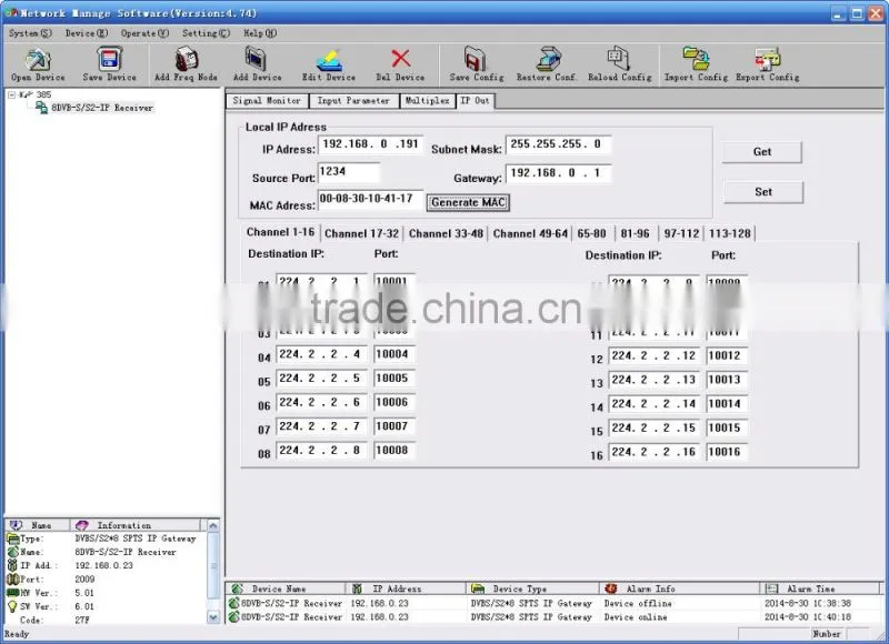 SC-2135 IPTV FTA Free to Air Internet Receiver/DVB-S/DVB-S2/QPSK/8PSK