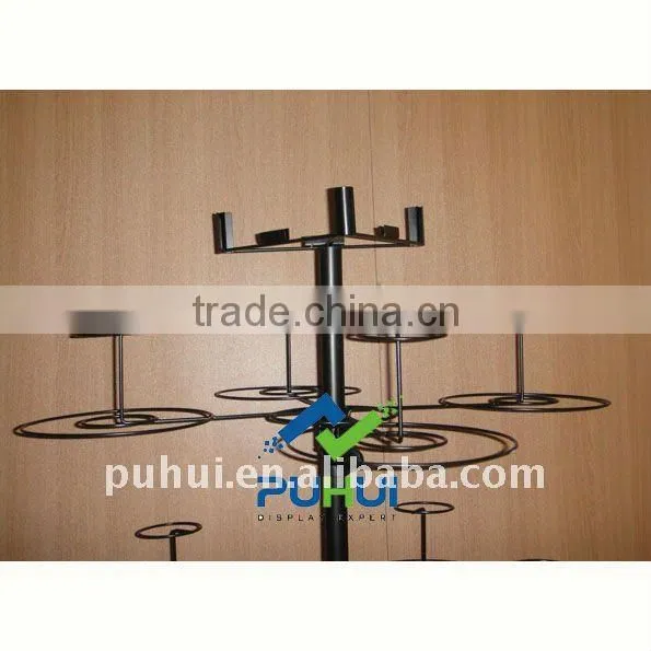 metal spinning hat display fixture