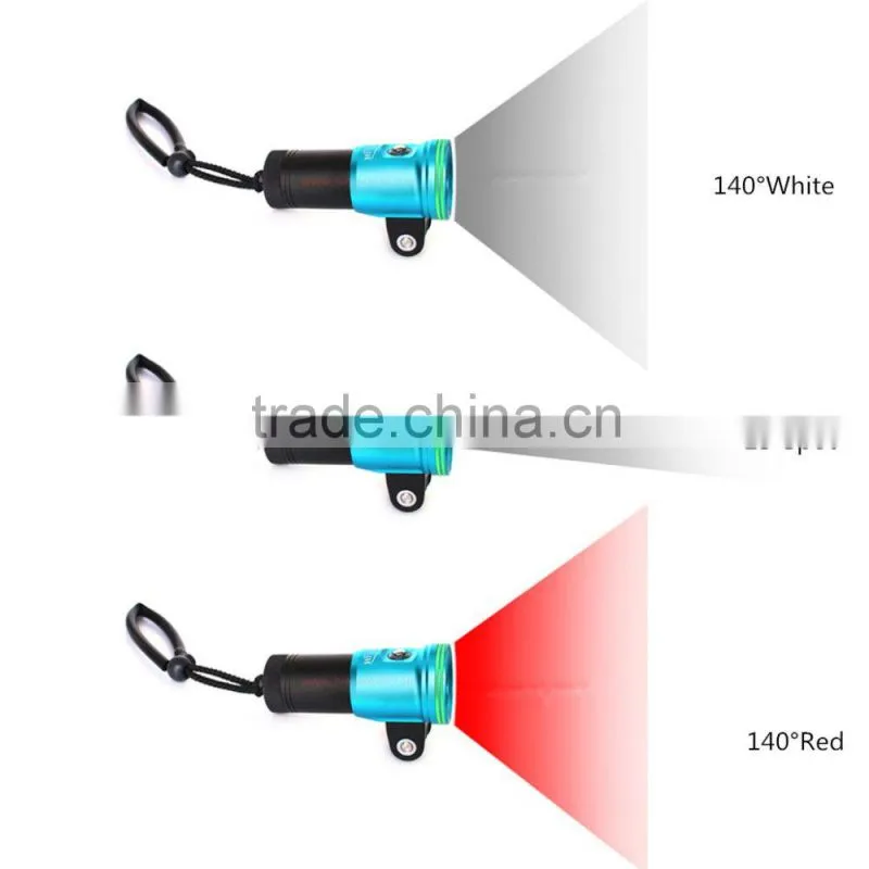 Wholesale Price Underwater Waterproof Torch For Diving Photo / Video