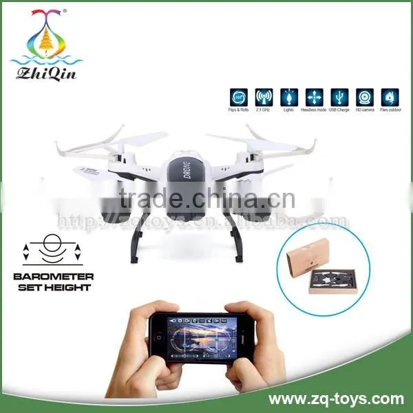2.4G phone control remote control outdoor spy drone helicopter 4axis rc toys