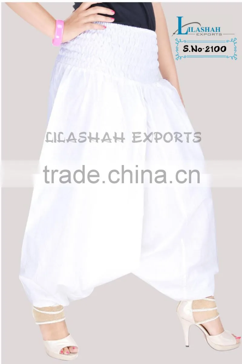 2100 Cotton pant Harem Pant Supplier Garments New Fashion Collection Women Clothes Ethnic Garments Sarouel Pantalon