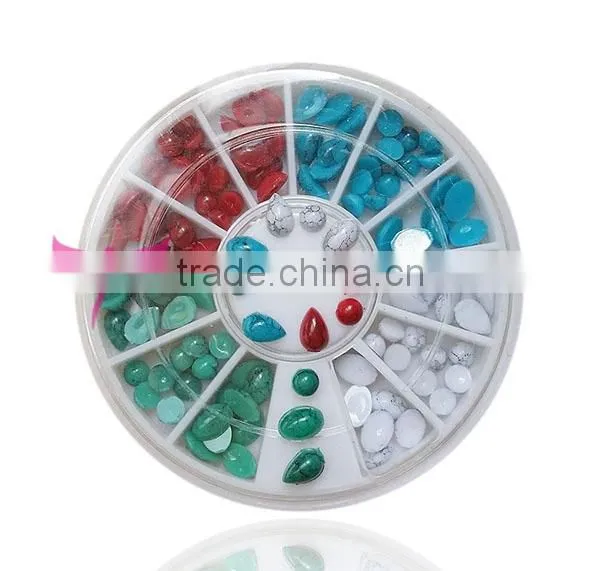 2015 animal design nail art clay slice decoration wheel