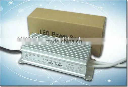 led driver 60W 12V 24V IP67 CE RoHS SAA C-TICK
