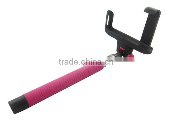 KJstar Mobile Phone Handheld Monopod with Built-in Shutter Release for Self-shooting