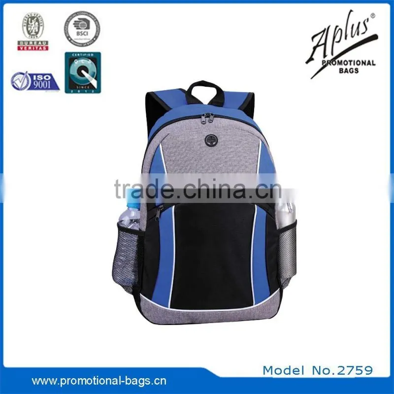 Promotion 600D/PVC polyester laptop backpack