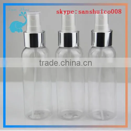 pink color 30ml and 120ml colored pet bottle with twist cap